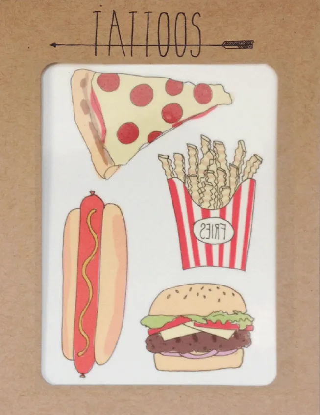Food Temporary Tattoos