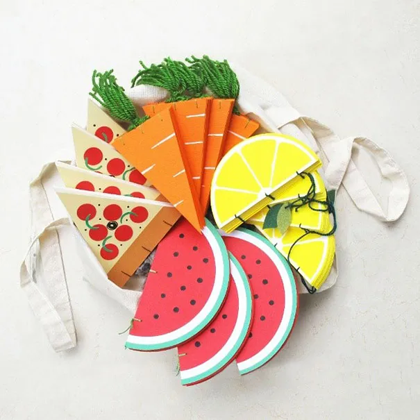 Realistic Food Notebooks