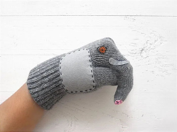 Elephant Mittens