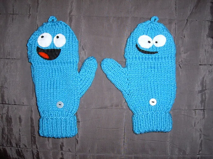 Ghost Mittens