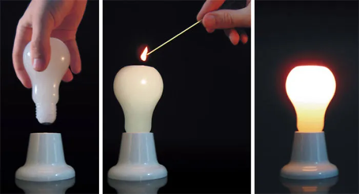 Light Bulb Candle