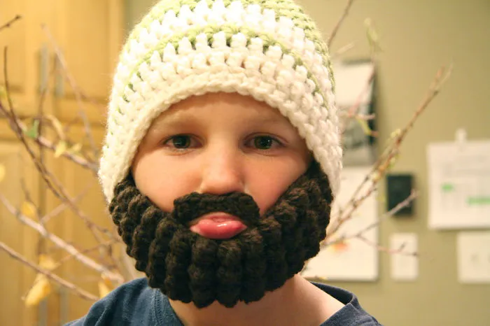 Crochet Beard Beanie