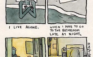 Illustrator Turns People’s Deepest And Darkest Fears Into Comics