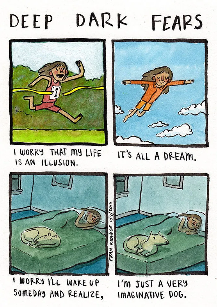 Illustrator Turns People’s Deepest And Darkest Fears Into Comics
