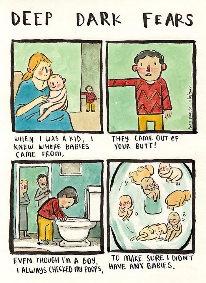 Illustrator Turns People’s Deepest And Darkest Fears Into Comics