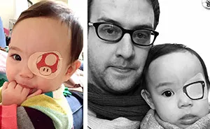 This Girl Has To Wear An Eyepatch, So Her Dad Tries To Make The Best Of It
