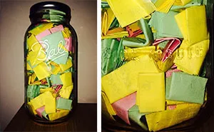 Perfect Boyfriend Puts 365 Love Notes In A Jar For His Girlfriend To Read All Year