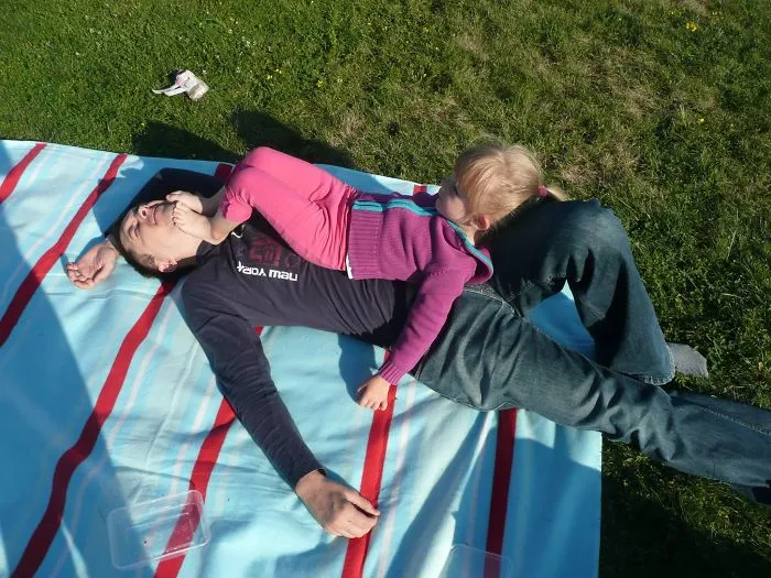 Best Resting Place? Sleeping Father!