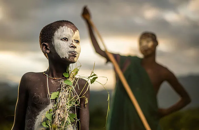 Boy From The Suri Tribe