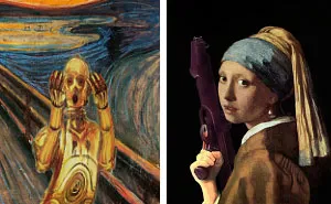 20 Famous Paintings Reimagined With Star Wars Elements