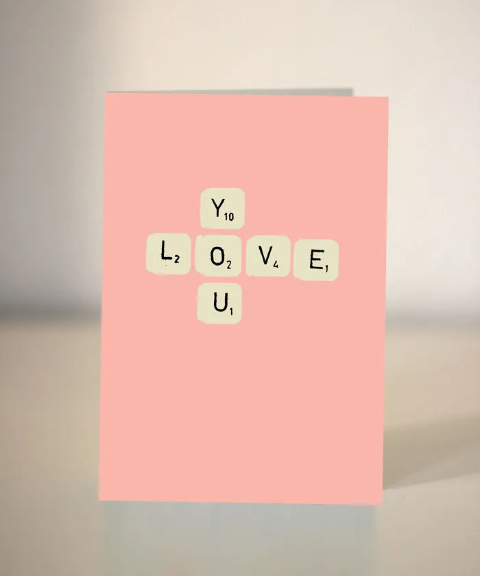Love You Postcard