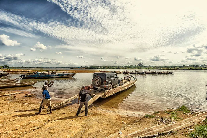 Crossing River In Nigeria