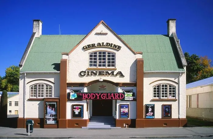 Geraldine Cinema, Geraldine, South Canterbury, New Zealand, Opened In 1924, Seats 300