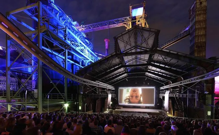 Stadwerke Sommerkino Landscape Park Duisburg Nord (old Thyssen Ironworks)duisburg,  Germany