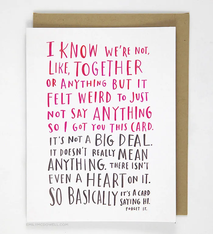 Awkward Dating Card