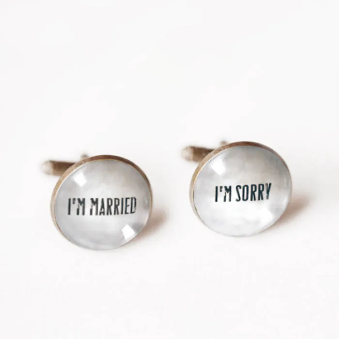 I Am Married Cufflinks