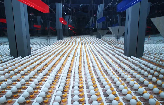Watch 1,650 Mousetraps Set Off A Massive Ping-Pong Ball Chain Reaction