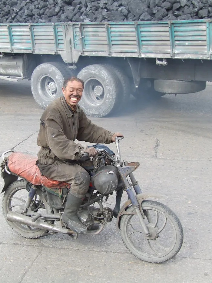 Coming Home From The Coal Mine - Near Datong, China