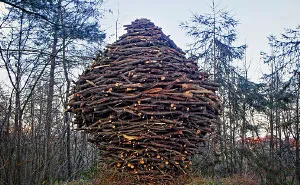 I Create Land Art That Slowly Dissolves Back Into Nature