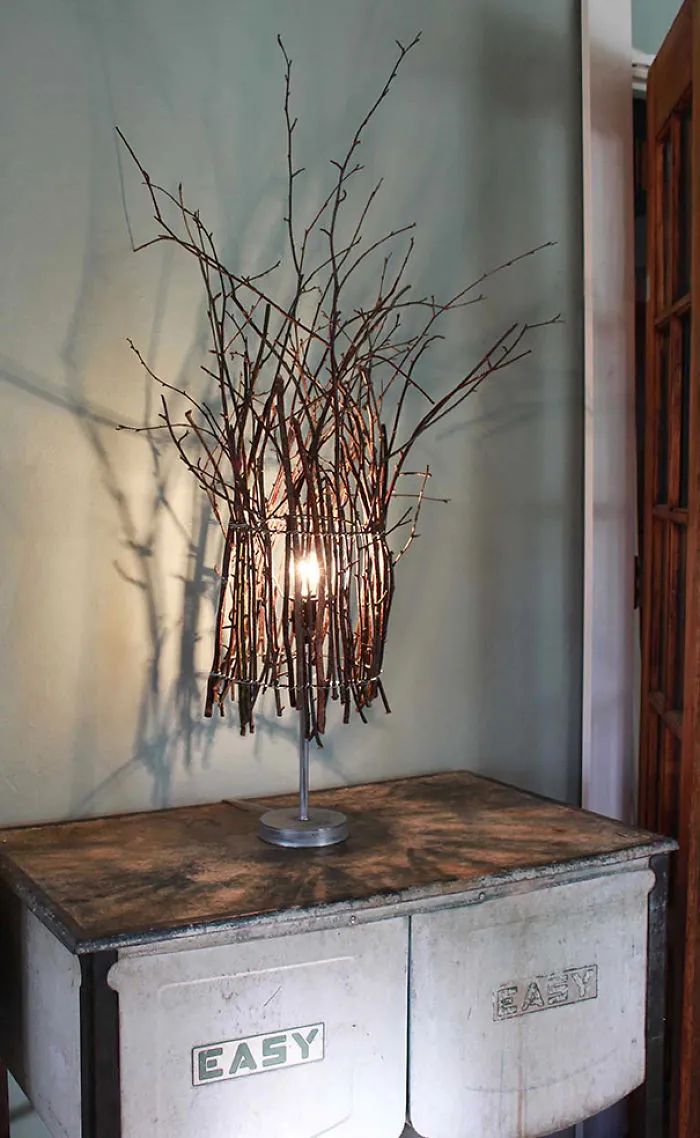 Twig Lamp Shade