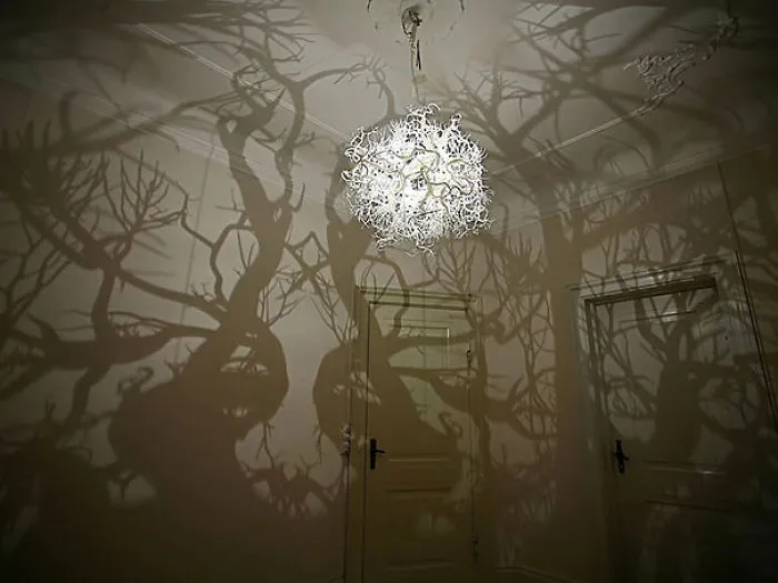 Chandelier Turns A Room Into A Forest