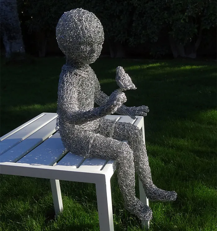 Boy And A Bird