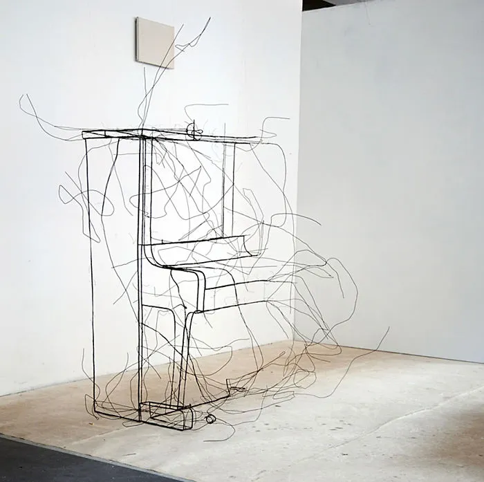 Piano Wire Sculpture