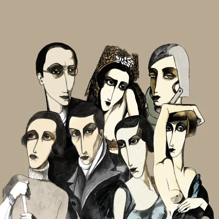 My Collection Of Hand Draw Ink Portraits 1