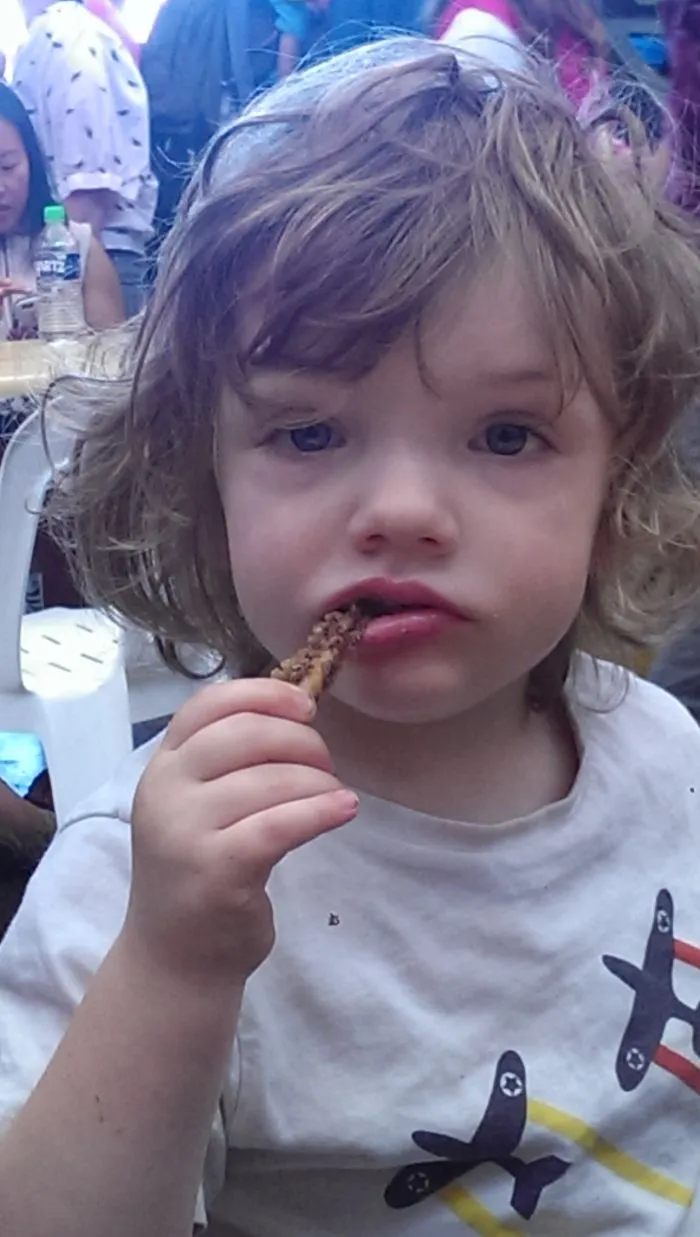 Trying Something New At A Food Festival In Australia