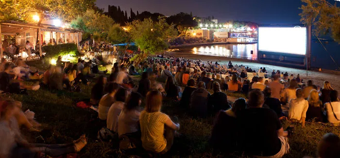 Cinema Bačvice Beach, Split, Croatia (mediterranean Film Festival Split)