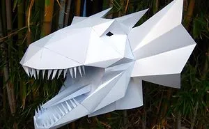 Make Your Own Sculptures, Masks, And Costume Accessories With Just Paper And Glue