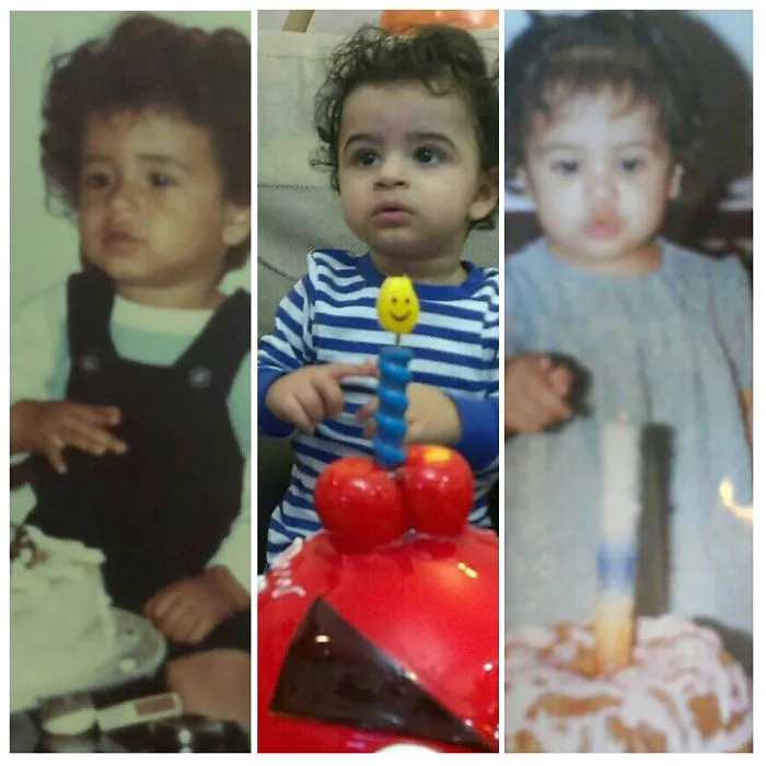 Father & Aunt & Son Birthday