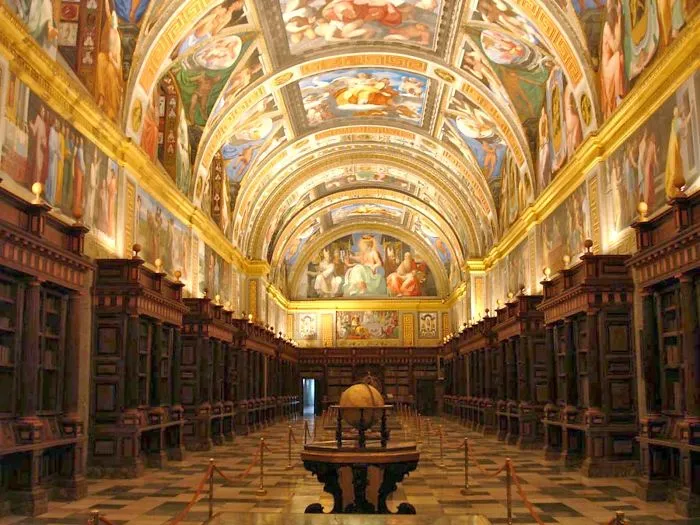 Real Biblioteca Del Monasterio De El Escorial, Spain