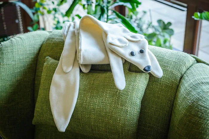 My Handmade Polar Fox Scarf