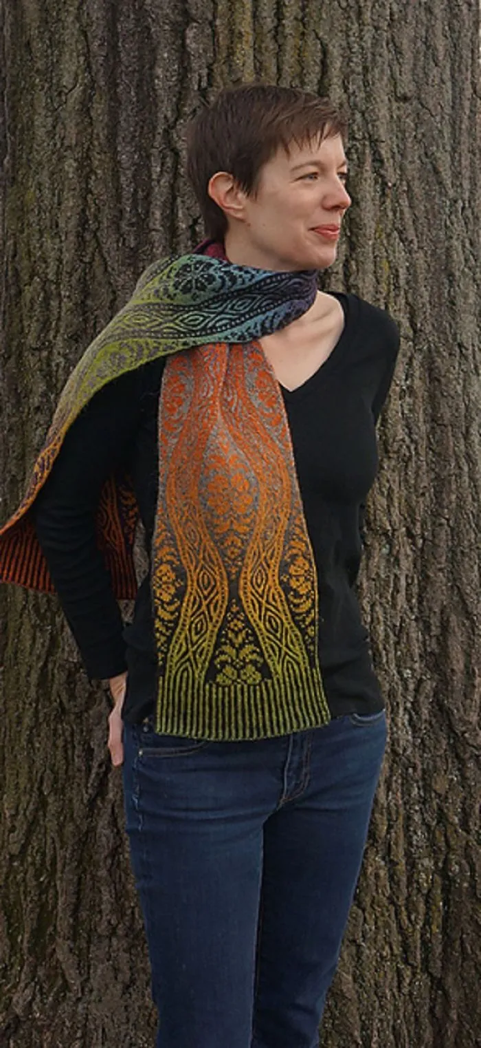 Victorian Raffia Scarf