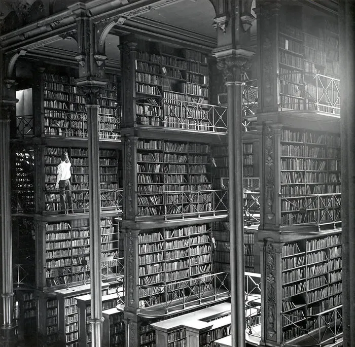 The Old  Public Library Of Cincinnati, Ohio, Usa