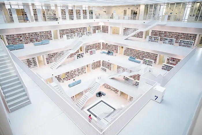 The City Libary, Stuttgart, Germany