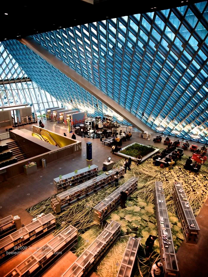Seattle Central Library, Seattle, Washington, Usa