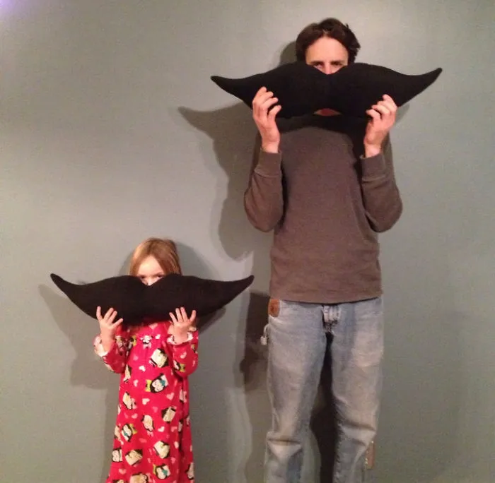 Moustache Pillow