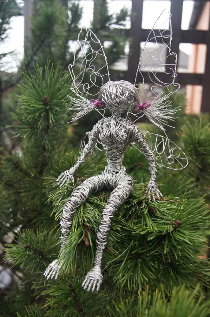 Fairies In My Garden... By Whimsical-mystical Wire Sculptures