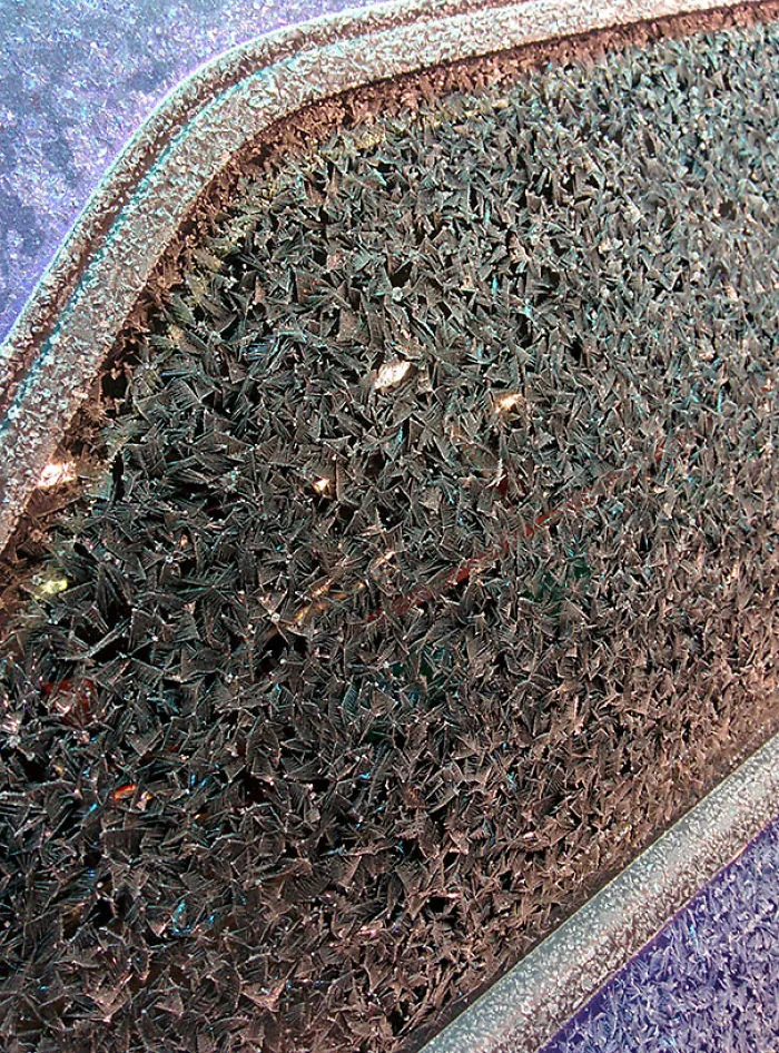 Frozen Car Window