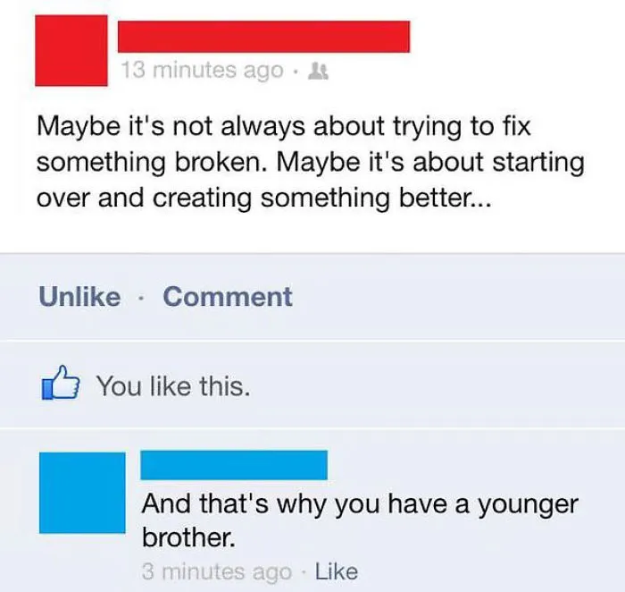 Sibling Rivalry
