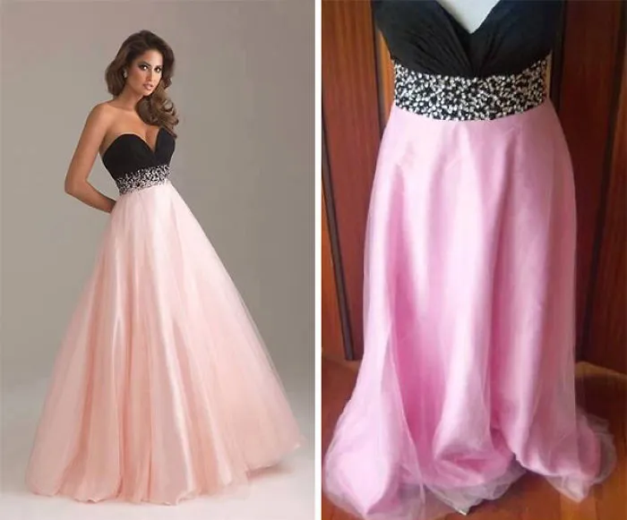 Ads Versus Reality: 32 Disappointing Wedding Dresses