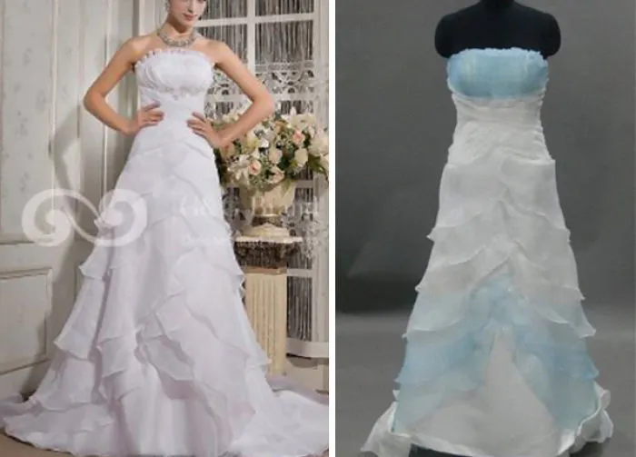 Ads Versus Reality: 32 Disappointing Wedding Dresses