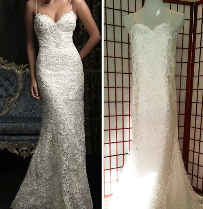 Ads Versus Reality: 32 Disappointing Wedding Dresses