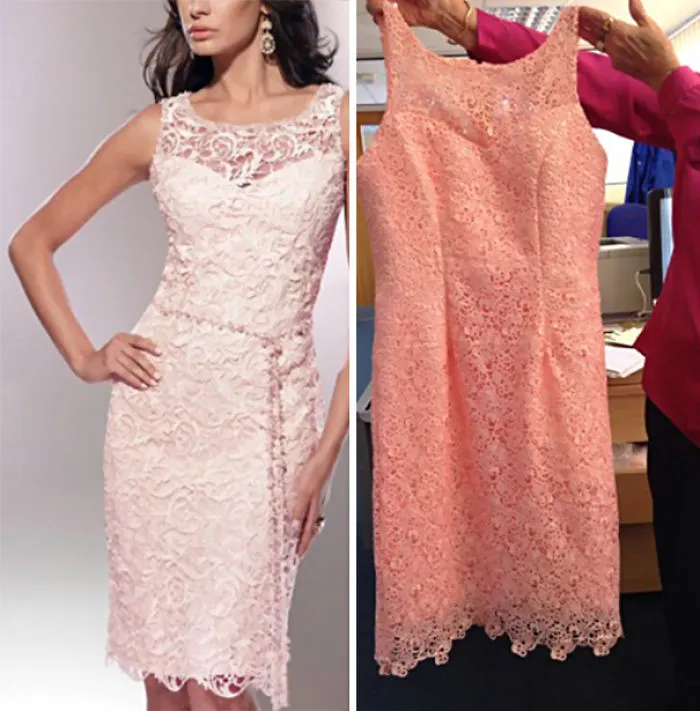 Ads Versus Reality: 32 Disappointing Wedding Dresses