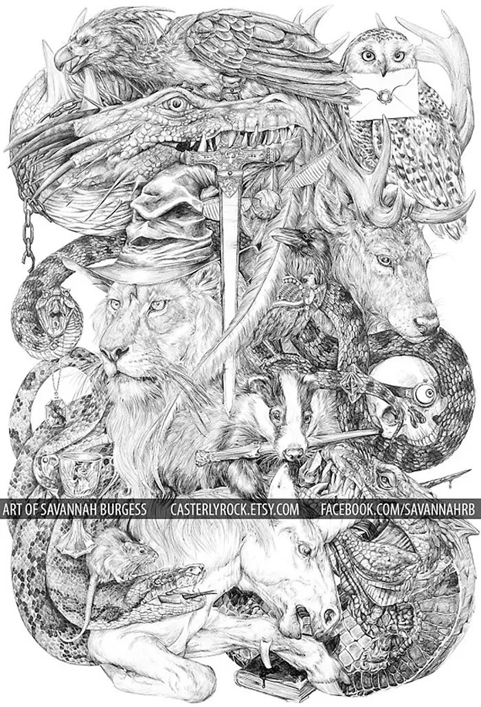 Check Out This Artist's Symbolic And Mesmerizing Take On Harry Potter