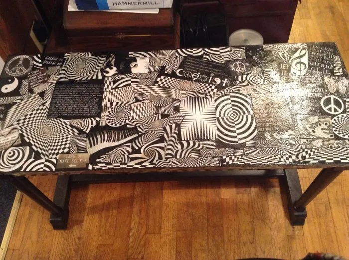 Piano Bench. Diana Manning Studio