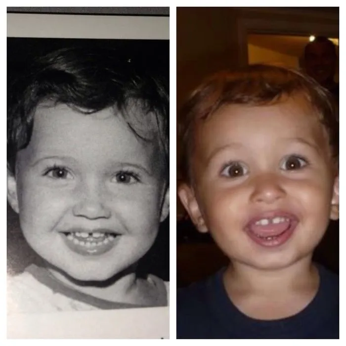 Mom:kerry/son:liam -the Little Apple Doesn't Fall Far From The Tree ;)