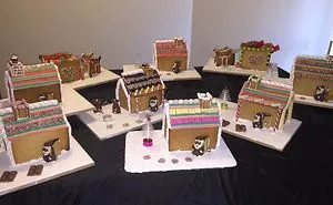 Gingerbread Houses (x7) And Gingerbread Sleighs (x2) For 2014!